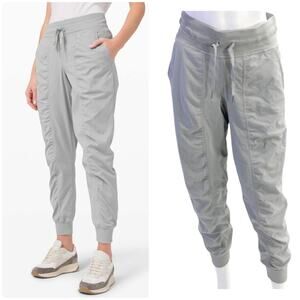 Lululemon Dance Studio Mid-Rise Jogger Silver Drop Gray Pants Sz 4 🖤